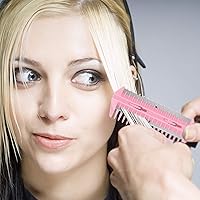 Vista 5 de Maitys Peine de corte de pelo con 12 cuchillas de repuesto, moldeador de doble filo para peluquería y hogar, puntas abiertas para cabello grueso