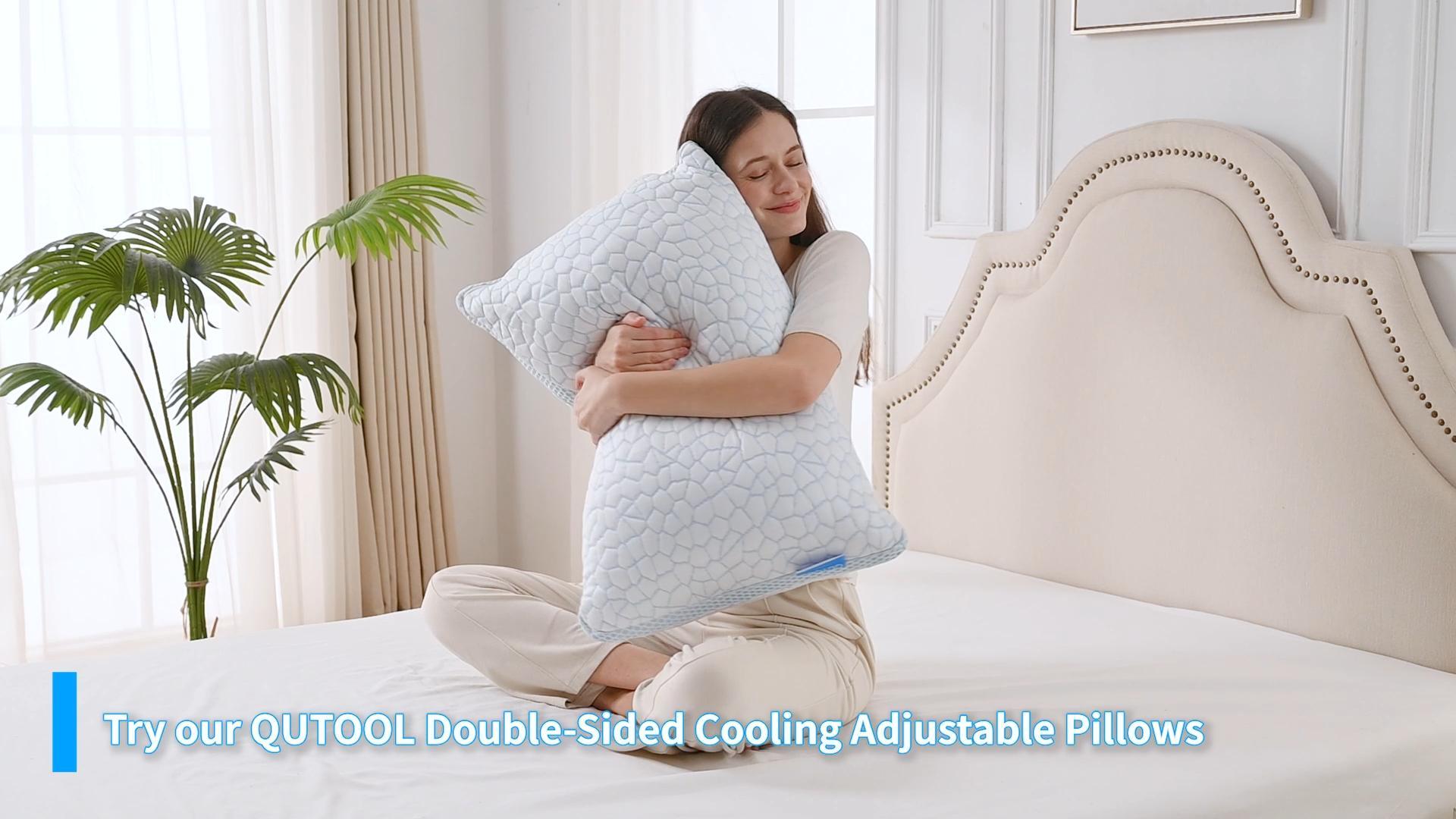 RemyCloud Adjustable Cooling Pillow- Dual-Sided, Instant-Cool Fabric & Breathable - View #10