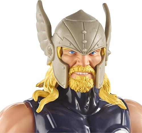 Miniatura 5 de Avengers Marvel Titan Hero Series Blast Gear Thor figura de acción, juguete de 12 pulgadas, inspirado en el universo Marvel, para niños a partir de