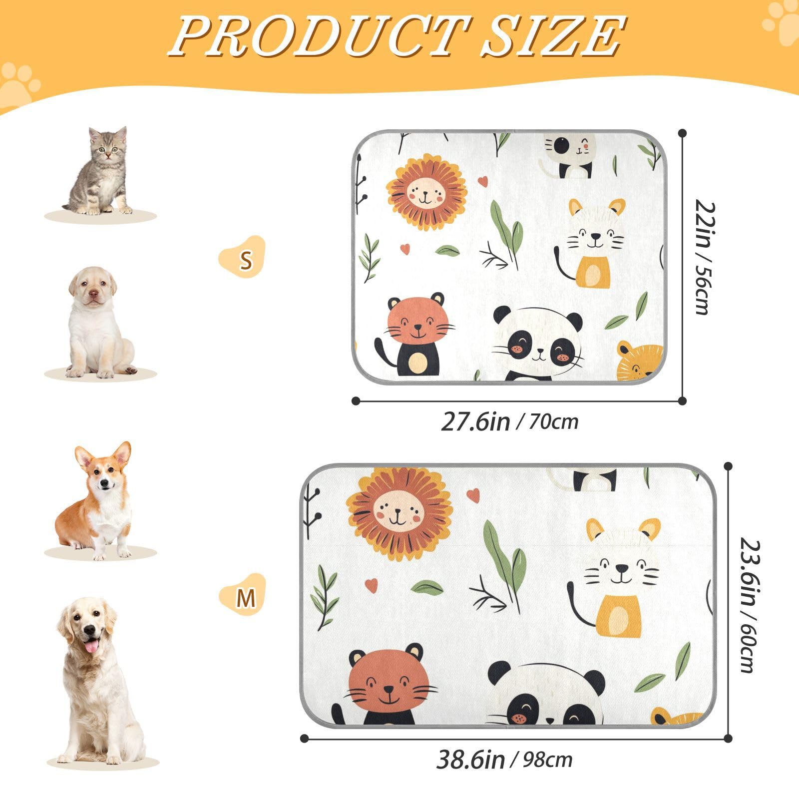 siphylline Animal Zoo Leaf Beige Summer Gel Cooling pad Self Cooling cat Bed Outdoor for cat Outdoor pet Essentials cama refrescante para Perros S