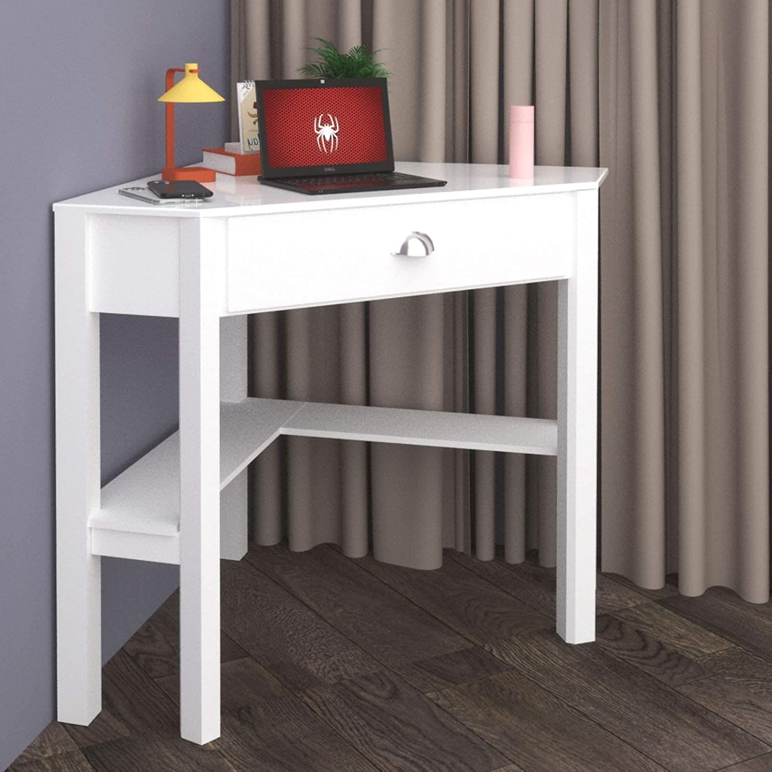 Buy Latipopo Corner Triangle Desk With Drawer