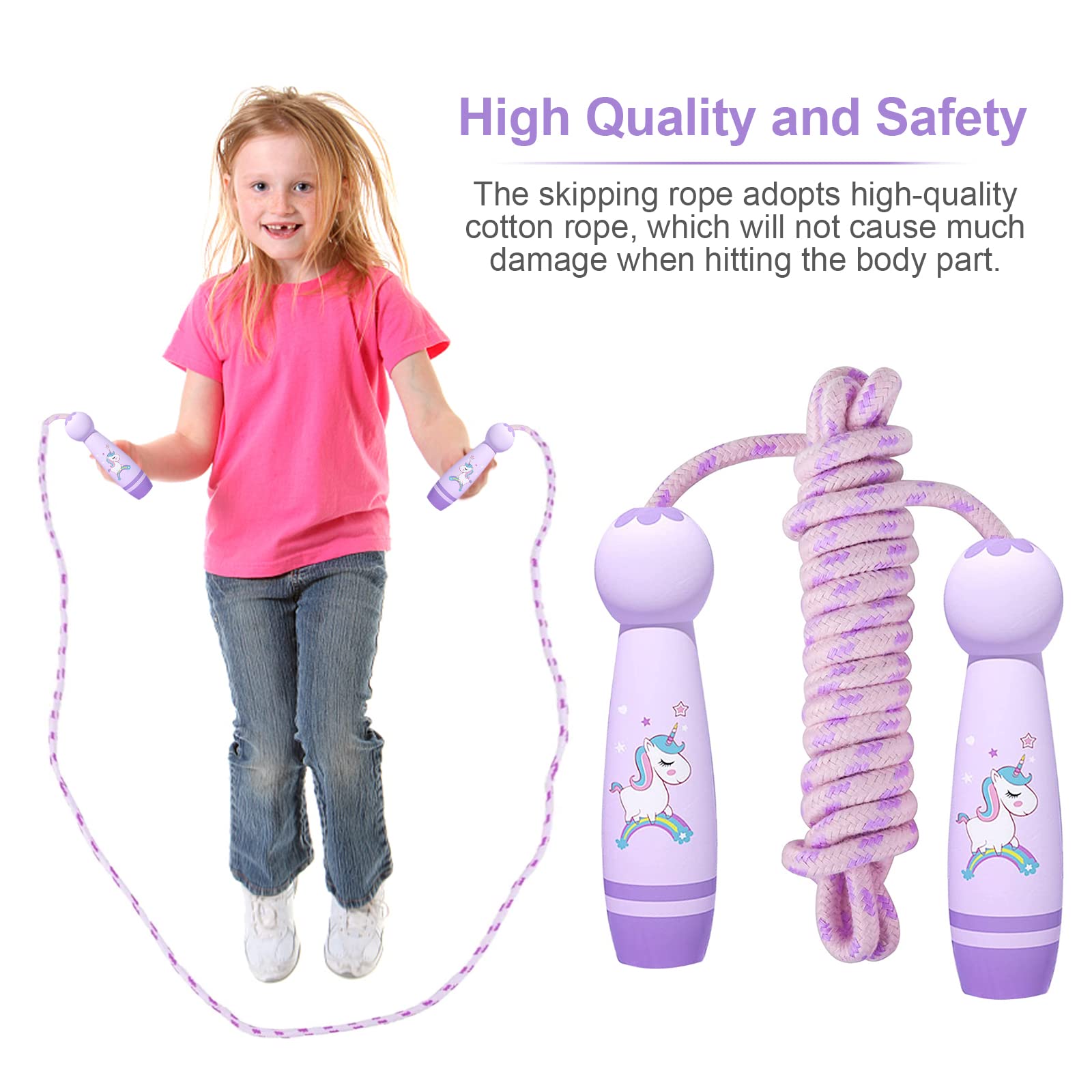 JUKOTA Springseil Set 2 Stück - Verstellbar Für Kinder & Erwachsene