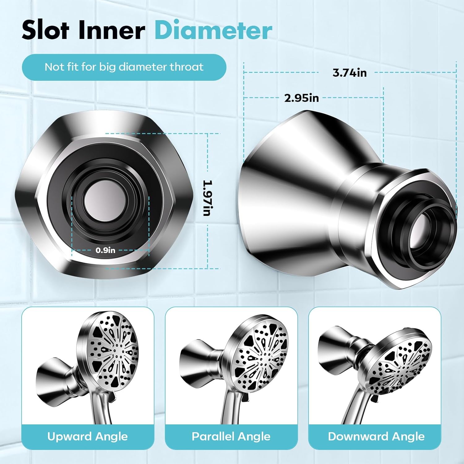 Shower Head Combo & Magnetic Shower Head Holder