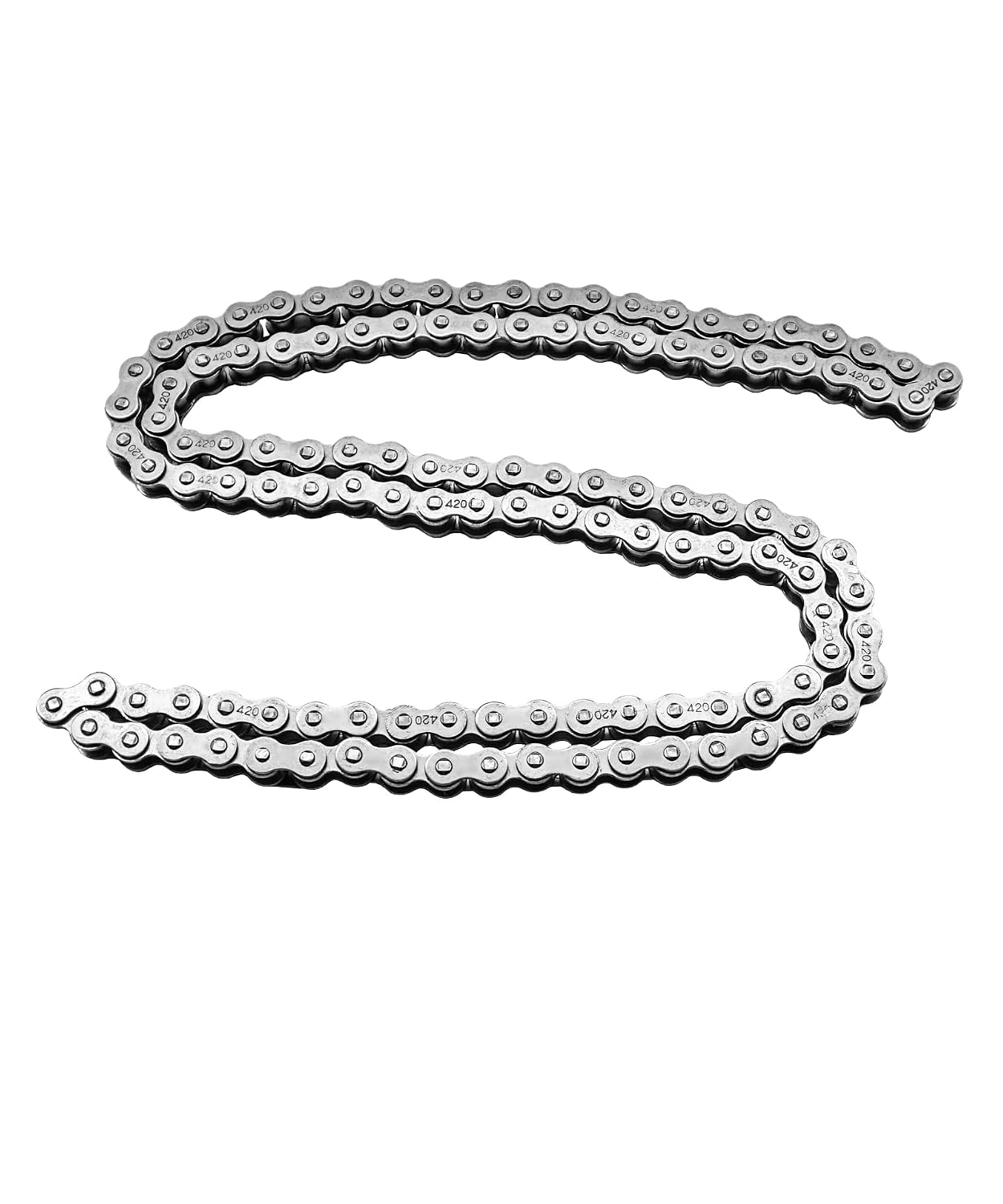 Heavy Duty Dirt Bike Chain 60 Links Compatible with Tutti Tutto Soleil 01 Ebike, High Strength Motorcycle Chain, Durable Steel Construction