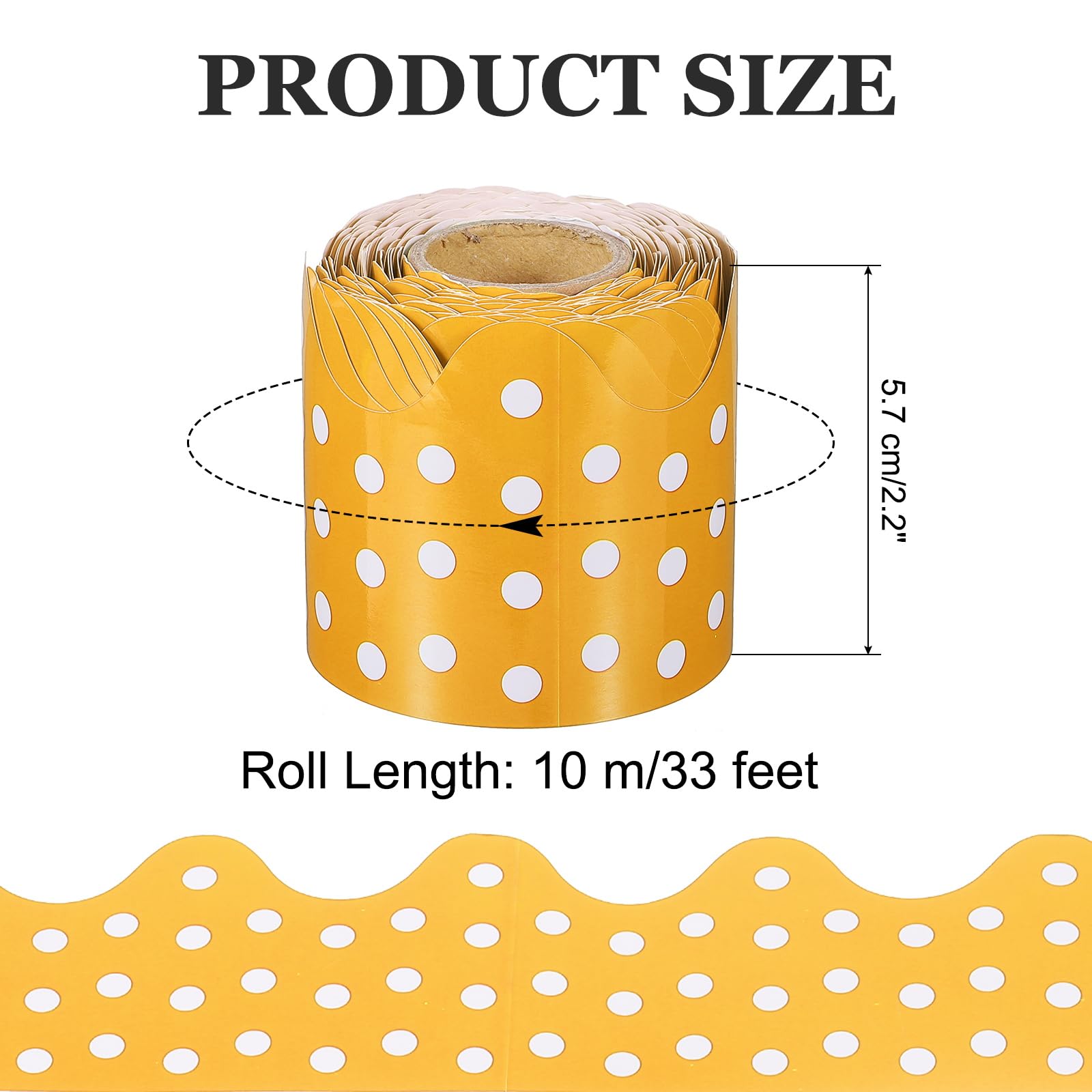 PATIKIL Dots Bulletin Board Border - Image 2