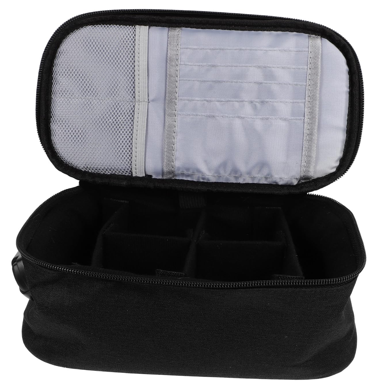 GALPADA Borsa da Viaggio con Cerniera e Scomparti Multipli Organizer Portatile per Trucchi e Articoli da Toeletta Design Sicuro e Compatto per Donna e Uomo