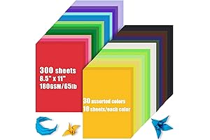 Cricut Card Stock: 300 Sheets of Assorted, High-Quality Cardstock Perfect for Crafting