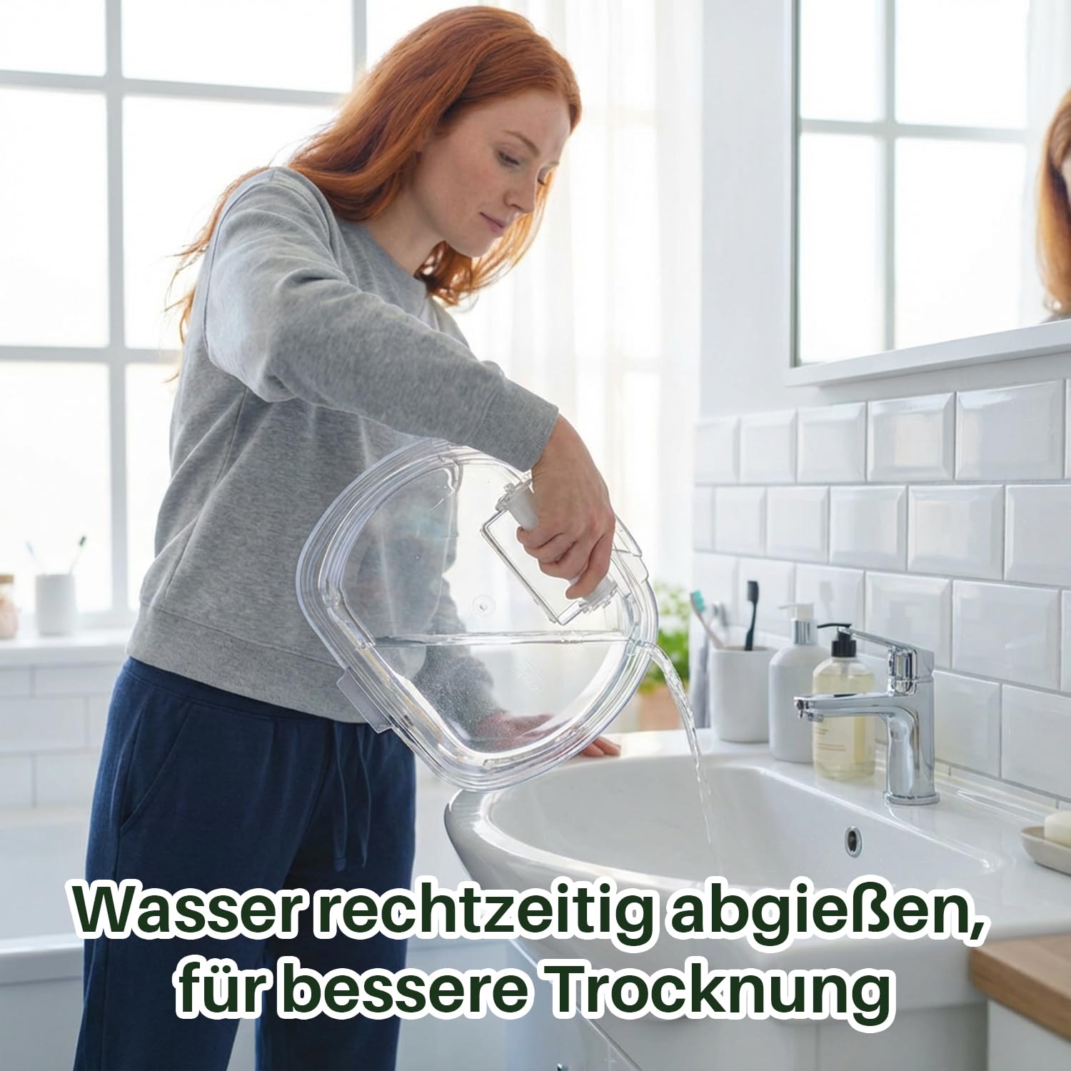 Wasserbehälter Kondensatbehälter für Candy Hoover 40008542 40009648, Waschtrockner Behaelter Zubehör für Wäschetrockner Kondenstrockner