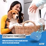 Nettoyeur laveuse pour les propriétaires d'animaux de compagnie - ACTIVE Détartrage enzymatique pour chat & Cheveux de chien, Urine, Or, Résidence, 24 Comprimés Septic-Safe pour charge supérieure, chargeur avant, HE Tub pour lave-linge - 1 Année d'approvisionnement