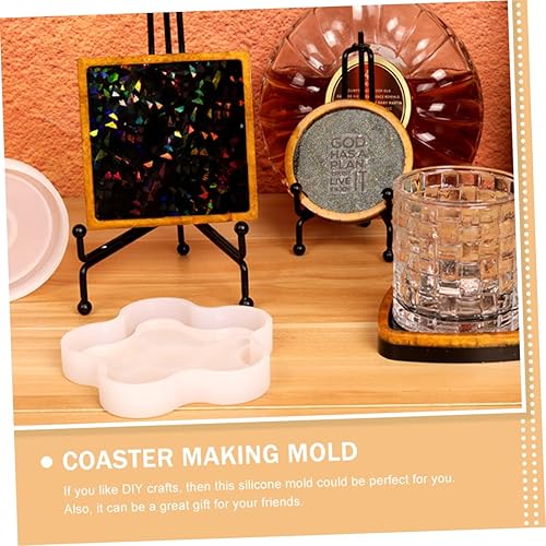 Miniatura 5 de EXCEART 6pcs Bowl Pad Making Mould Round Mug Molds Epoxy Home Handmade Mat Casting Cup Material Anti-slip Resin Unique for Shape Shaped Square