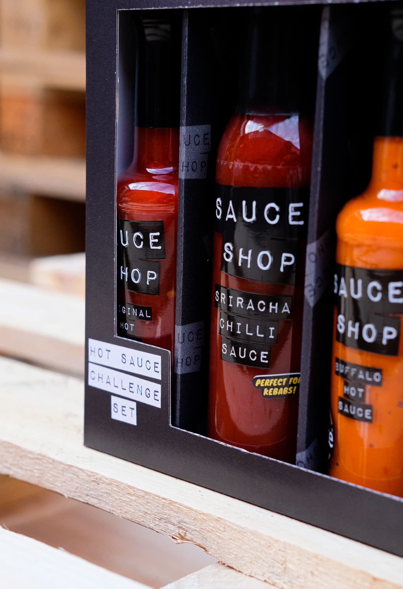Sauce Shop Hot Sauce Challenge Gift Set 1x Original Hot Sauce 160ml