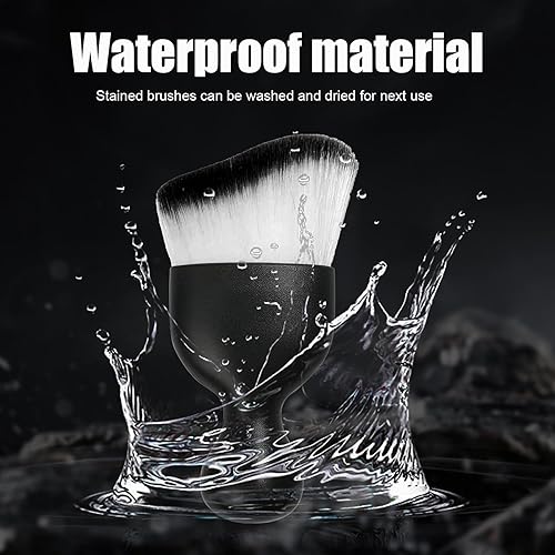 Vista 58 de Ziciner Cepillo de detalles para automóvil, cerdas suaves curvas, colectores de polvo de eliminación automática, tablero universal del vehículo