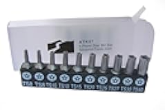 Silverhill 5 Point Star Tamper Proof Bit Set, 10 Piece