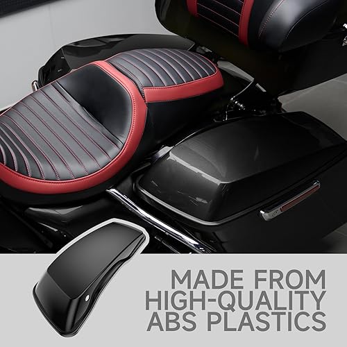 Miniatura 5 de Mocardine Tapas para alforjas Harley Touring Road Glide FLTRX Electra Glide FLHT Road King FLHR Street Glide 2014-2023 (negro vívido)