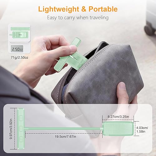 Miniatura 8 de Gritin Luz de libro recargable de 19 LED para leer en la cama con función de memoria, cuidado de los ojos, 3 temperaturas de color, brillo de