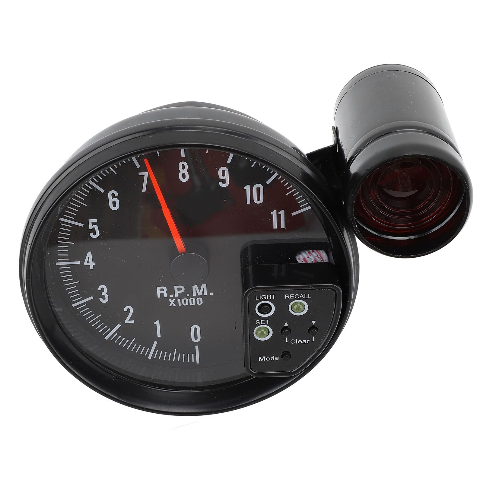 Haofy Tacómetro Automático 7 Color Display Instalación Segura para Conductores Diarios 11 Rango