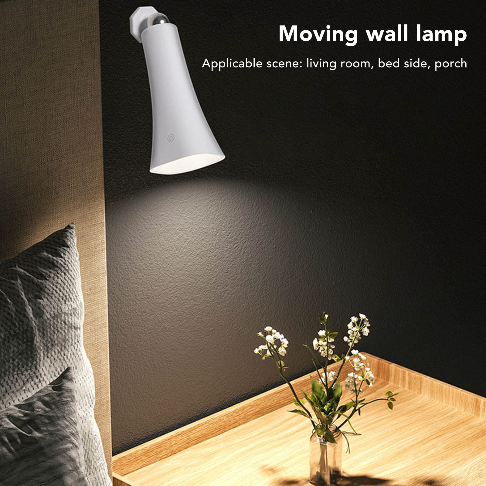 Lampe de Bureau LED 4 en 1, 3 Luminosités, 14 Puces Lumineuses, Lampe de Lecture, Lampe de Bureau sans Fil pour le Soin des Yeux, Lampe Murale à Pince de Table avec Aspiration