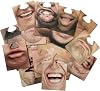 Paladone 3D Motion Gesichter Bierdeckel Untersetzter - Face Mats Coasters 10-teilig