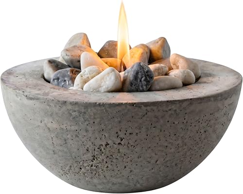 Mini FirePlace | Indoor & Outdoor use | Concrete Bowl