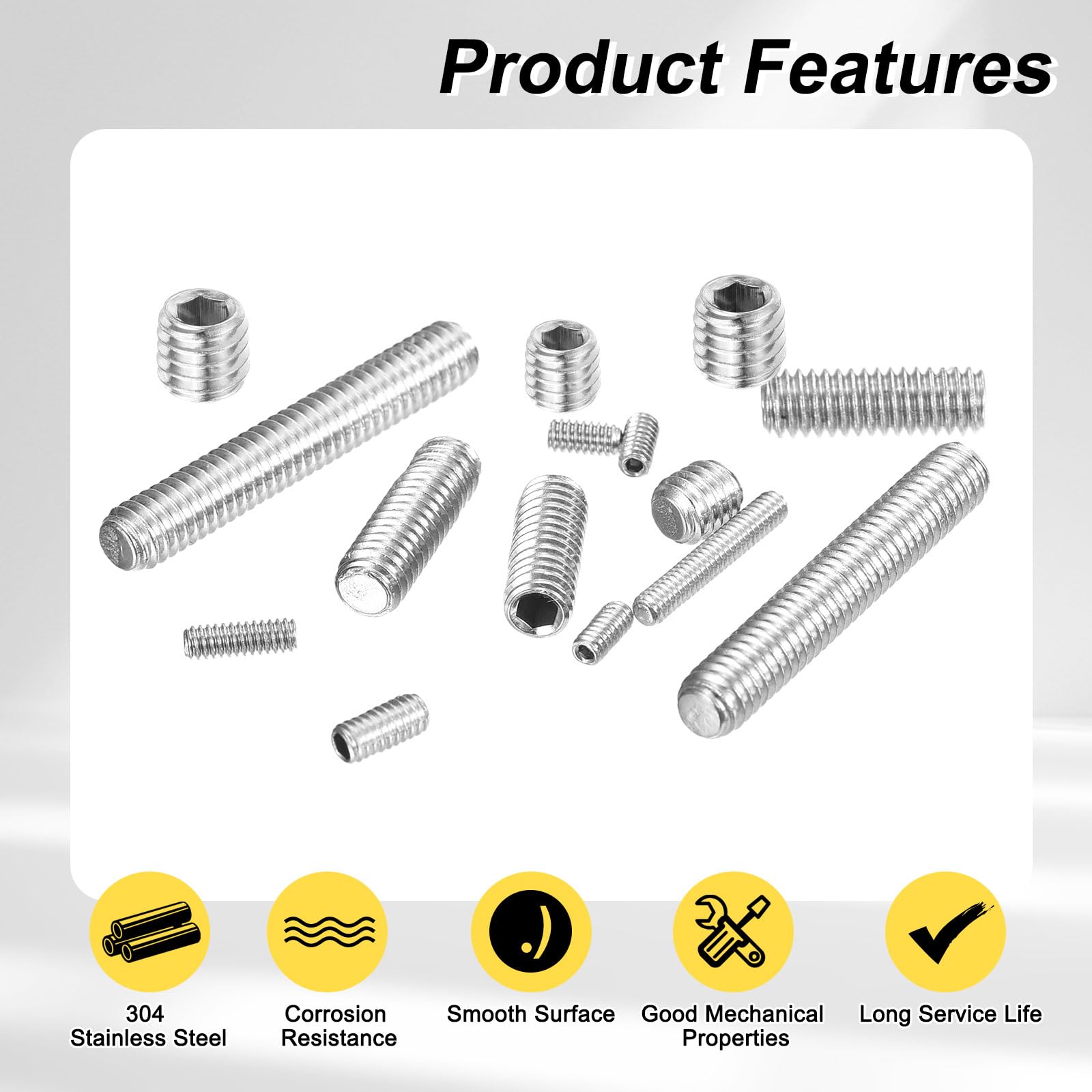 Viti Legno Testa Esagonale Viti Per Legno Testa Esagonale M6 X 6mm - Bulloni In Zinco BZP Per Fai-da-te E Costruzione Viti Testa Esagonale M6