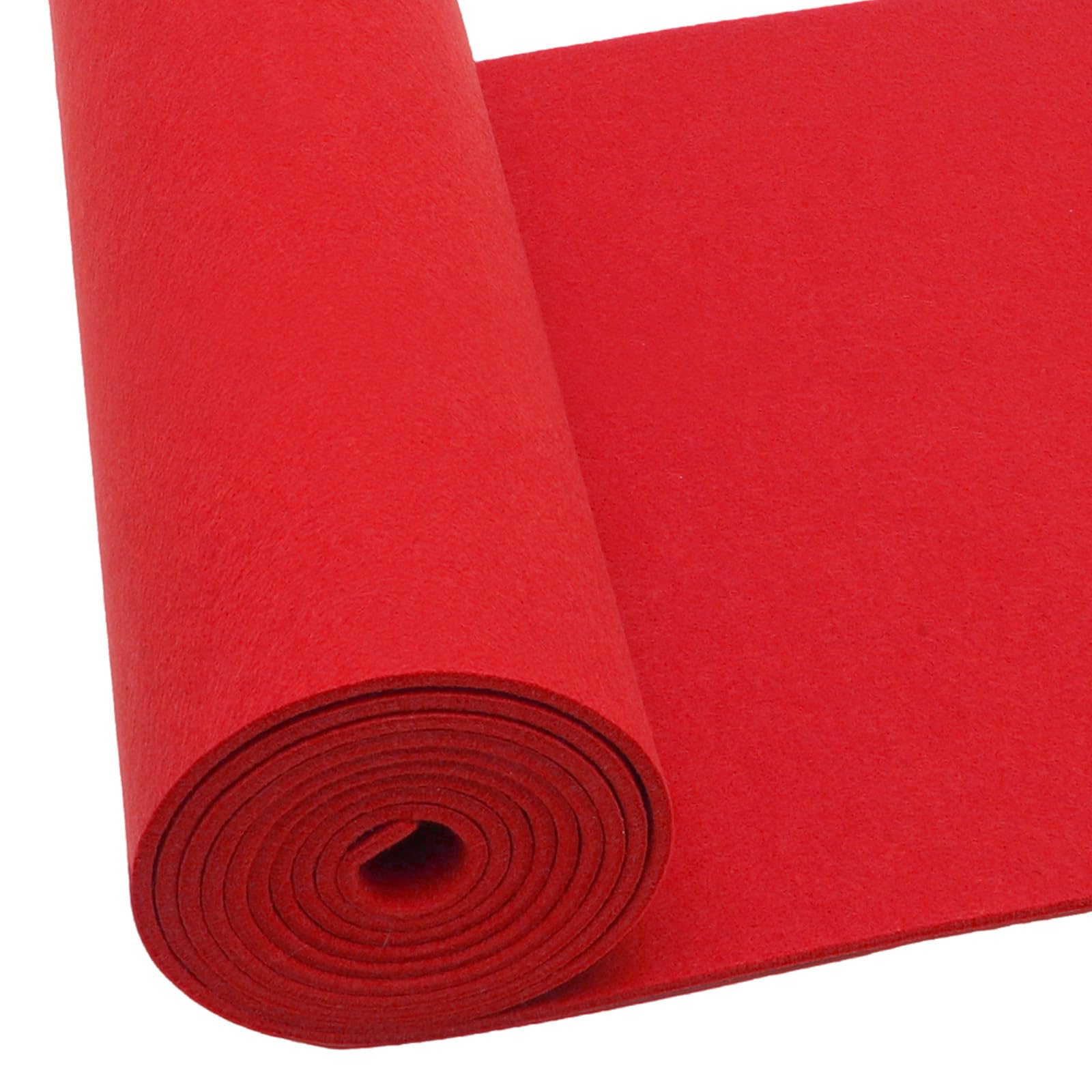 LUPATDY Filzrolle 3mm Stark, Filzstoff Meterware 40cm x 250c