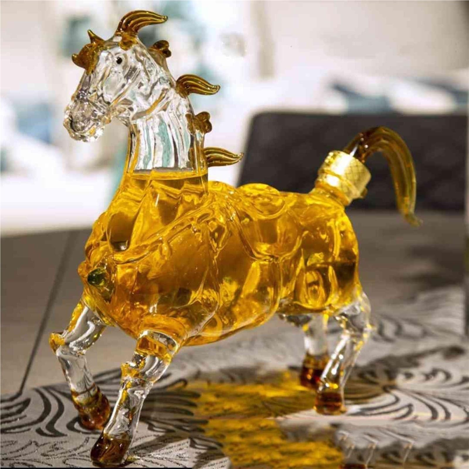 Amazon.co.jp: ウィスキ一デカンタ - ウイスキーボト 置物 彫像