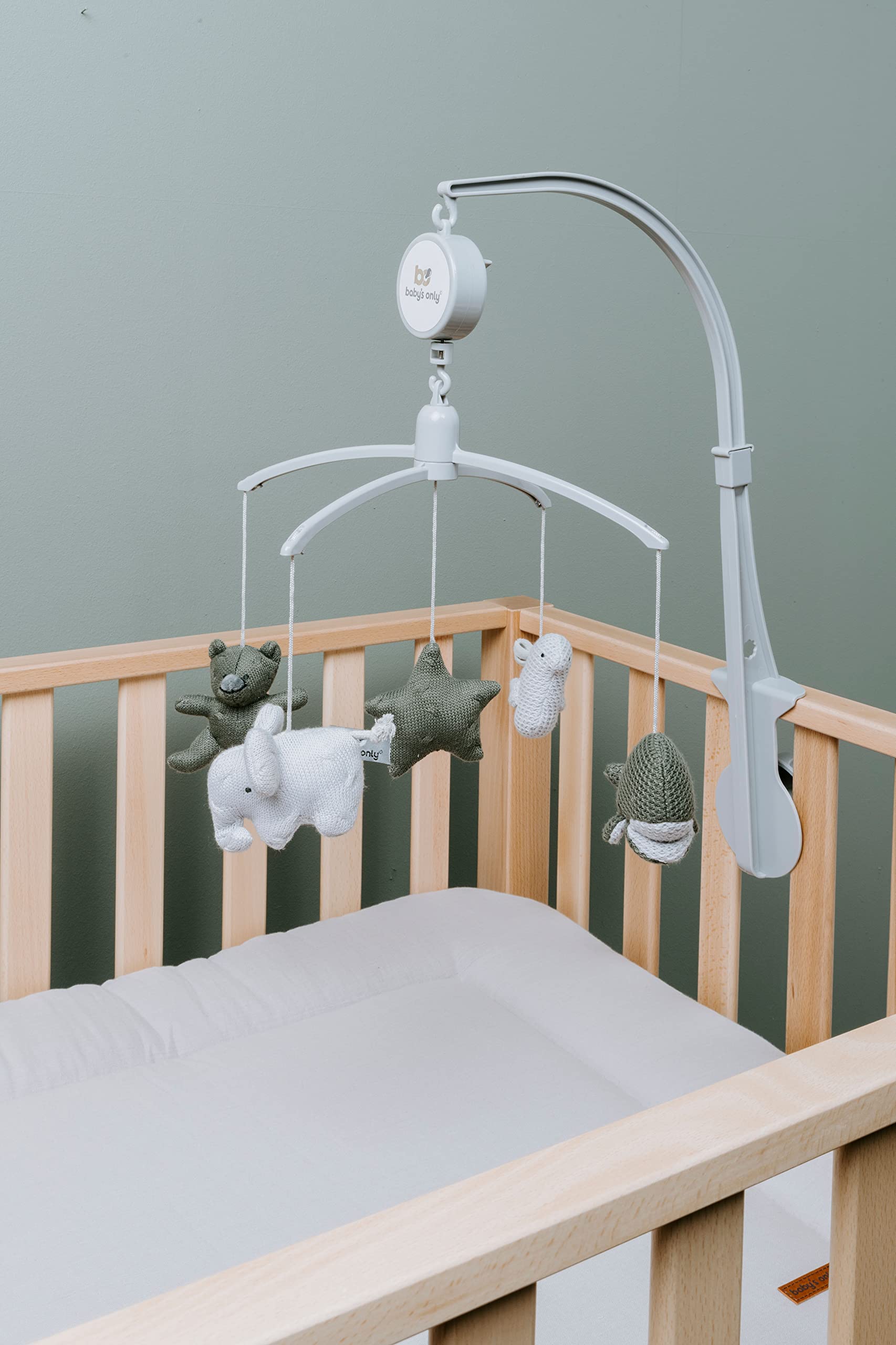 Baby's Only - Laufgittereinlage Breeze - Krabbeldecke für Baby - Aus Baumwolle - 75x95 cm - Urban Taupe