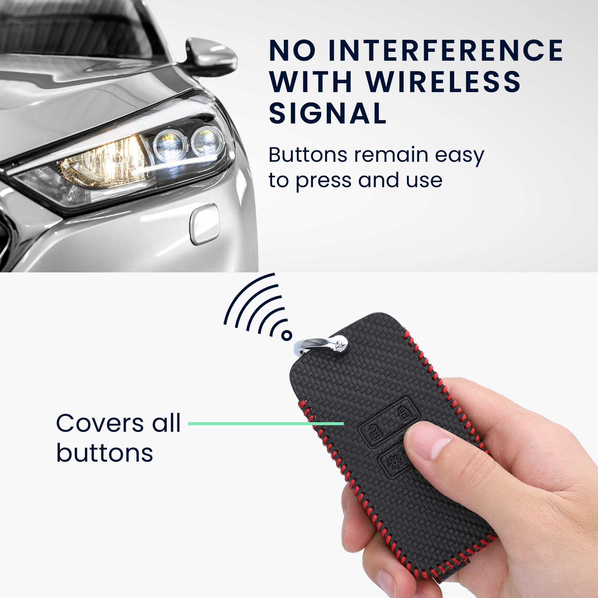 Amazon.co.jp: kwmobile Renault 4-ボタン 車のキー Smart Key