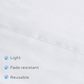 White Classic White Cotton King Size Pillow Cases Set of 12, Heavy Weight Quality Pillowcase with T-200 Thread Count, Elegant Double Stitched Tailoring Pillowcases, Pillow Covers