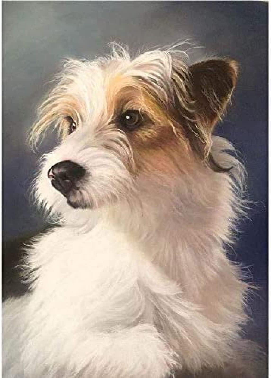 Sanzez Unisex Njez230 Diamond Painting Kit, Jack Russell Terrier Dog Diy Art, 40X40cm, Adult, Modern Style, Non-Foldable