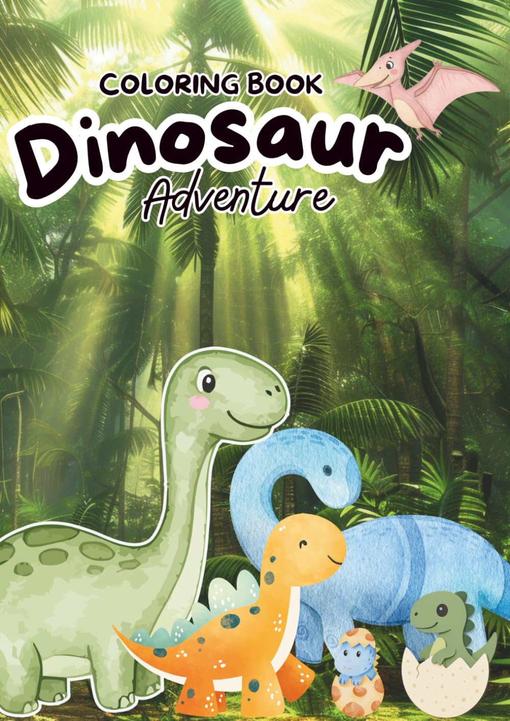 Dinosaur Adventure Coloring Book