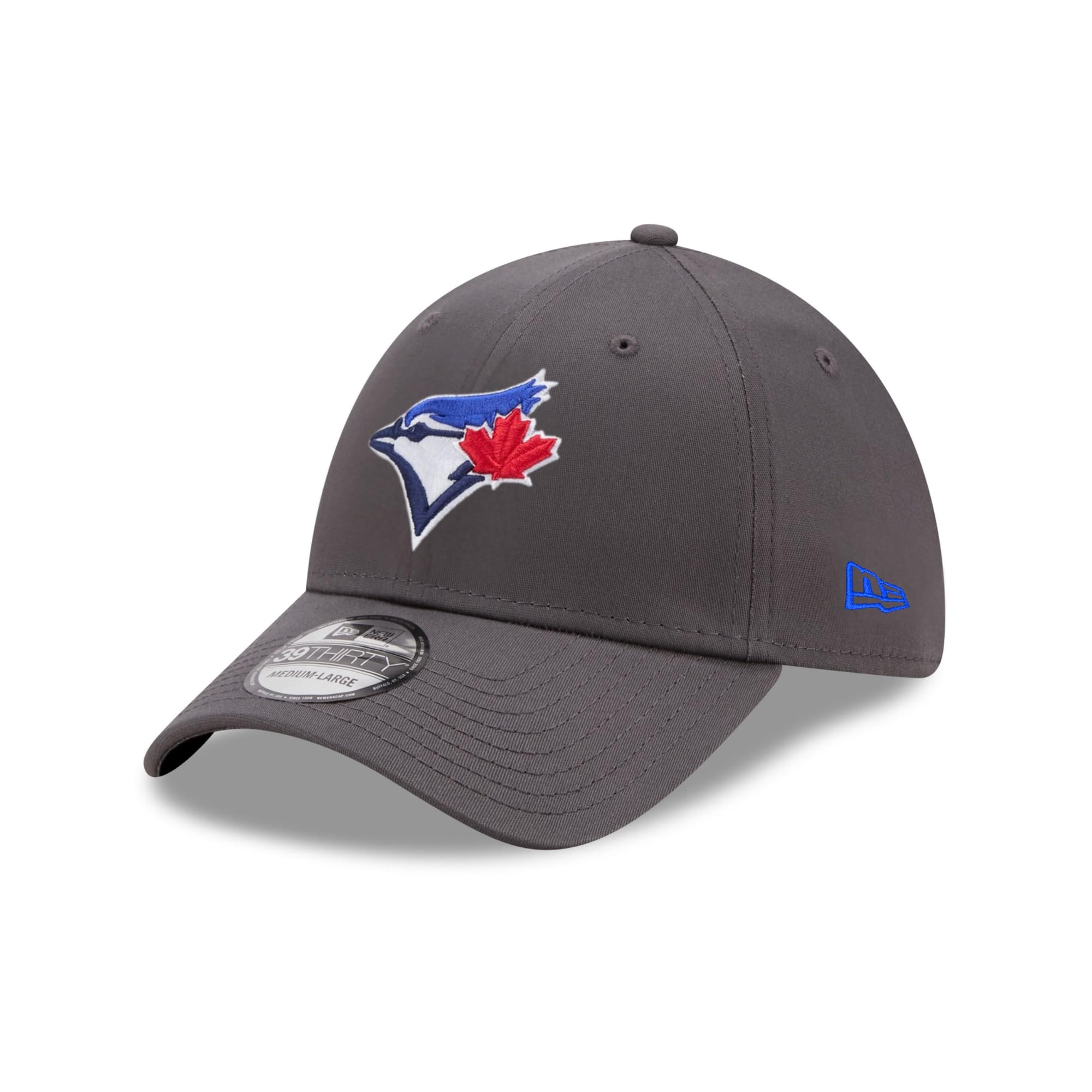 New Era Unisex Toronto Blue Jays #31515 Toronto Blue Jays Mlb Graphene Grey 39Thirty Stretch Cap