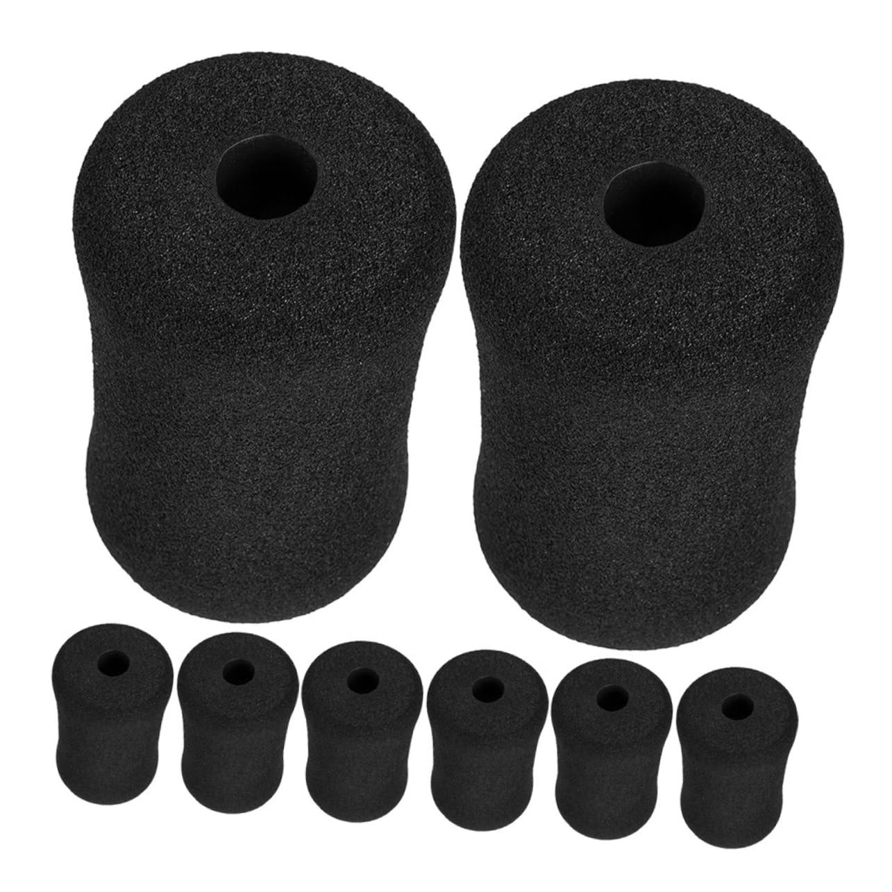 Toddmomy 3 Ensembles Housse Mousse pour Machine Extension des Jambes Coussinets De Remplacement pour Exercices Gymnase Confort Optimal pour Jambes 8 Pièces * 3