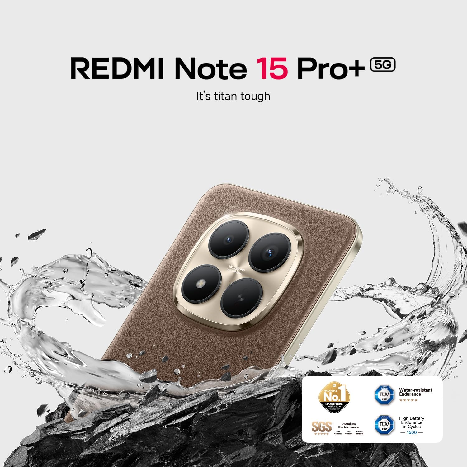 Redmi Note 15 Pro+ 5G 8+256 Black (No power adapter included)
