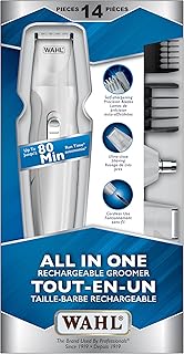 Wahl Canada All in One Rechargeable Groomer, All in One Trimmer, Self-sharpening precision blades, Men Grooming, Cordless Use - Model 3289