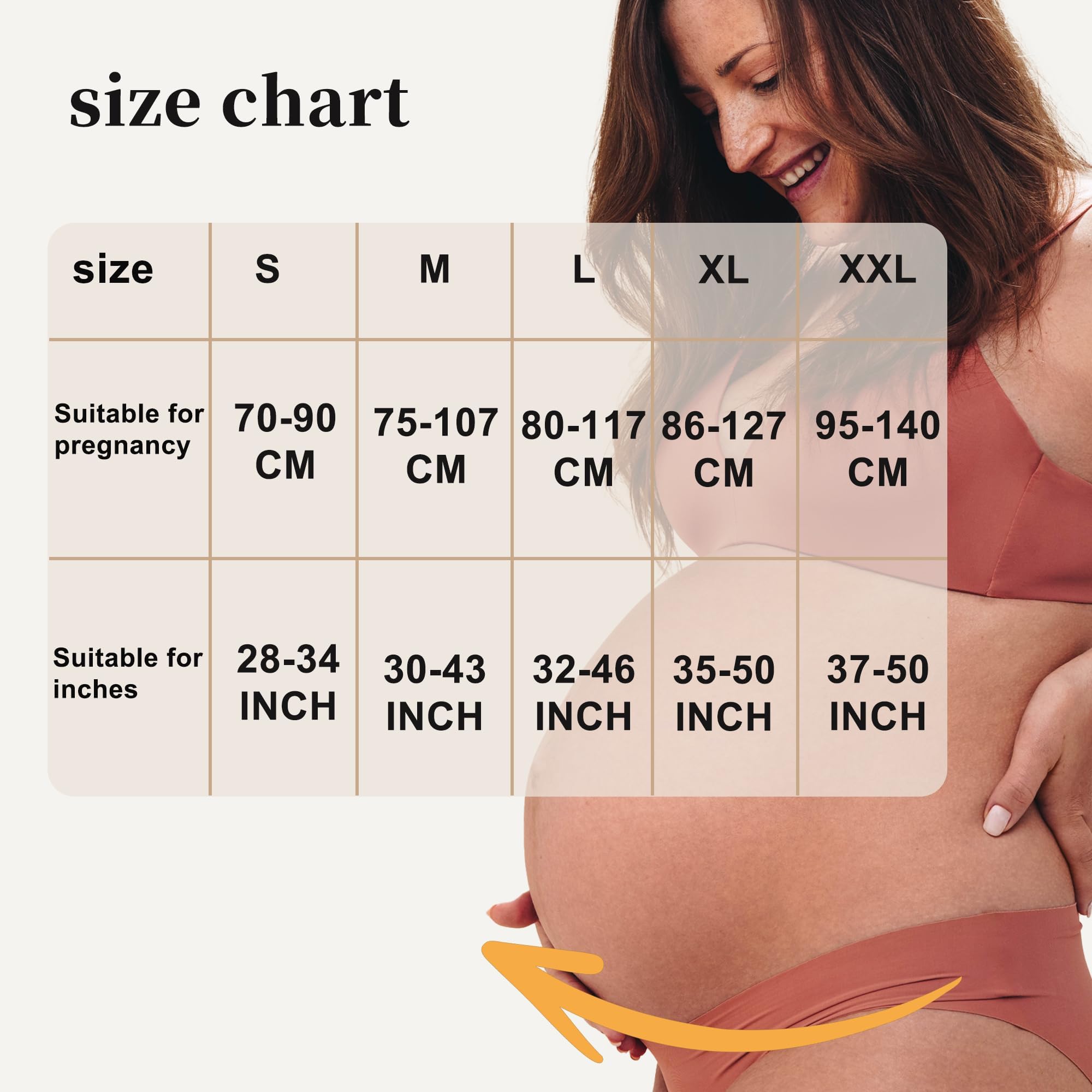 Pas ciążowy na brzuch, pas podtrzymujący ciążę, oddychający materiał, łagodzi plecy, pas ciążowy, łagodzi bóle dna miednicy (XL)
