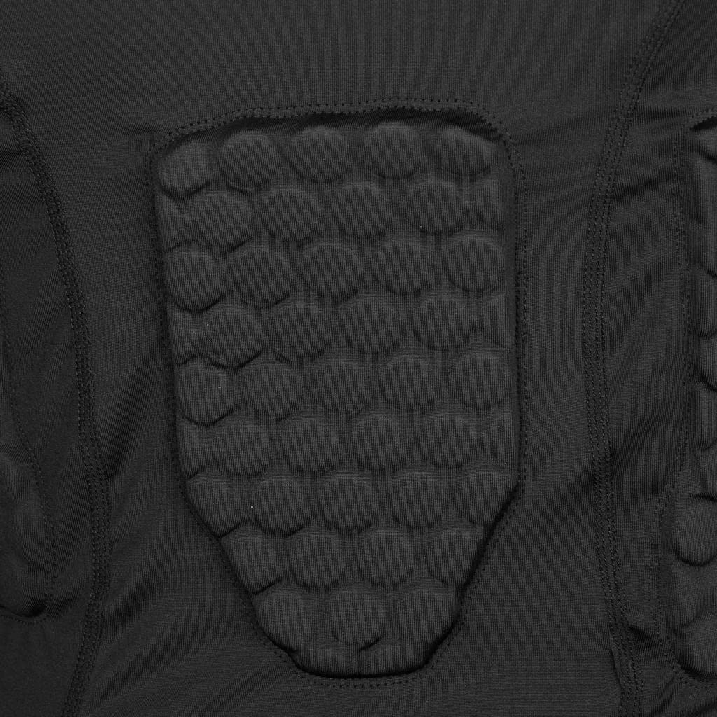 T-shirt de compression à manches longues pour homme Noir Taille M