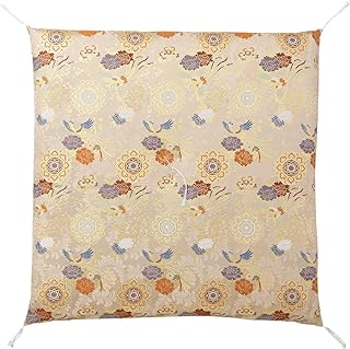 仏壇屋 滝田商店 御前座布団(仏前座布団) 天昇鳳凰 白茶◆法事 法要 仏壇 仏事 お盆 お寺用 座布団 金襴 お盆用品 日本製