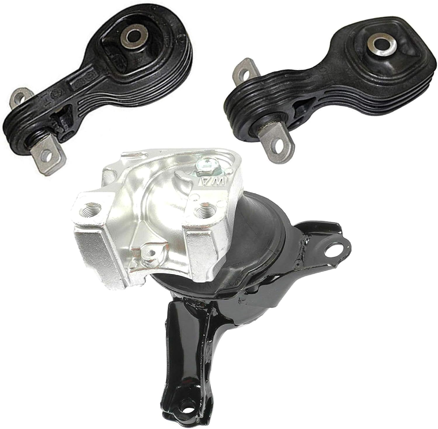 Compatible with 12-14 Honda CR-V 2.4L Front Right Torque Strut Lower Upper Engine Motor Mount Set of 3PCS A65053 A65052 A65070 2012 2013 2014