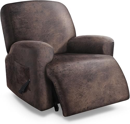 Vista 287 de molasofa Fundas de cuero para sillas reclinables, fundas para sillas reclinables grandes para silla reclinable, 4 piezas, fundas lavables que se