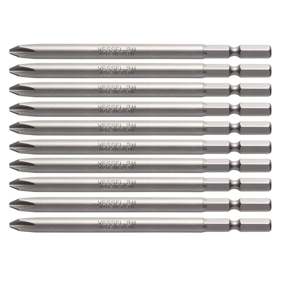 Vessel Screwdriver Bit, B34 + 2 x 100 mm, Hardness H, Set of
