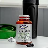 Vista 5 de NOW Sports Nutrition, CLA Extreme™ (ácido linoleico conjugado) con guaraná y té verde, 90 cápsulas blandas