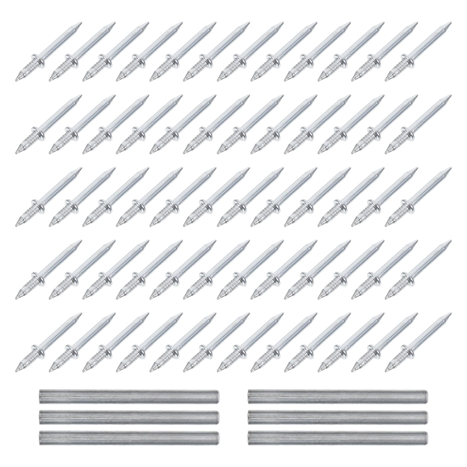 Clous filetés sans joint POPETPOP pour une fixation murale invisible et sans trace