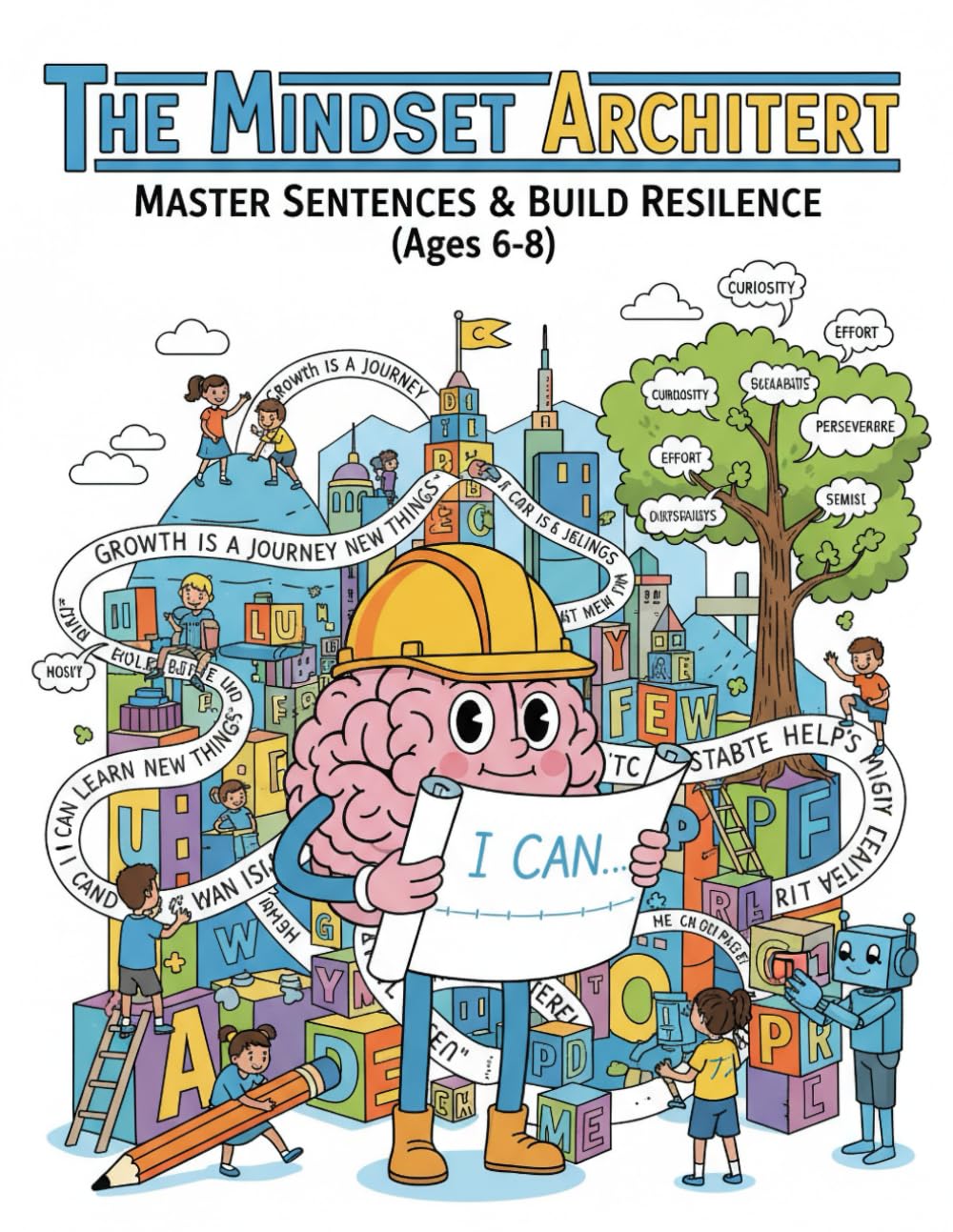 The Mindset Architect: Master Sentences & Build Resilience for Kids Ages 6–8 A 40-Day Executive Function & Emotional Intelligence Workbook