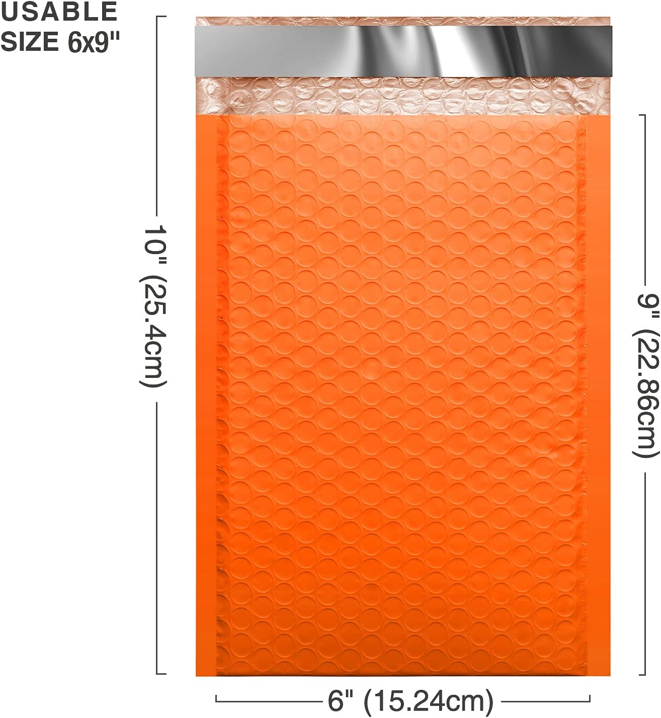 Metronic Bubble Mailers 6x10 25 Pack, Waterproof Bubble Poly Mailers, Self-Seal Shipping Bags, Padded Envelopes, Bubble Polymailers for Shipping, Mailing, Packaging for Business, Bulk #0