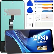 SRJTEK TFT para Honor 200 Pantalla LCD de repuesto para Honor 200 ELI-AN00 ELI-NX9 digitalizador kit de reparación de montaje de pantalla táctil (negro, sin marco)