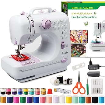 Sewing Machine for Beginners Compact Mini Sewing Machine with 12 Stitches
