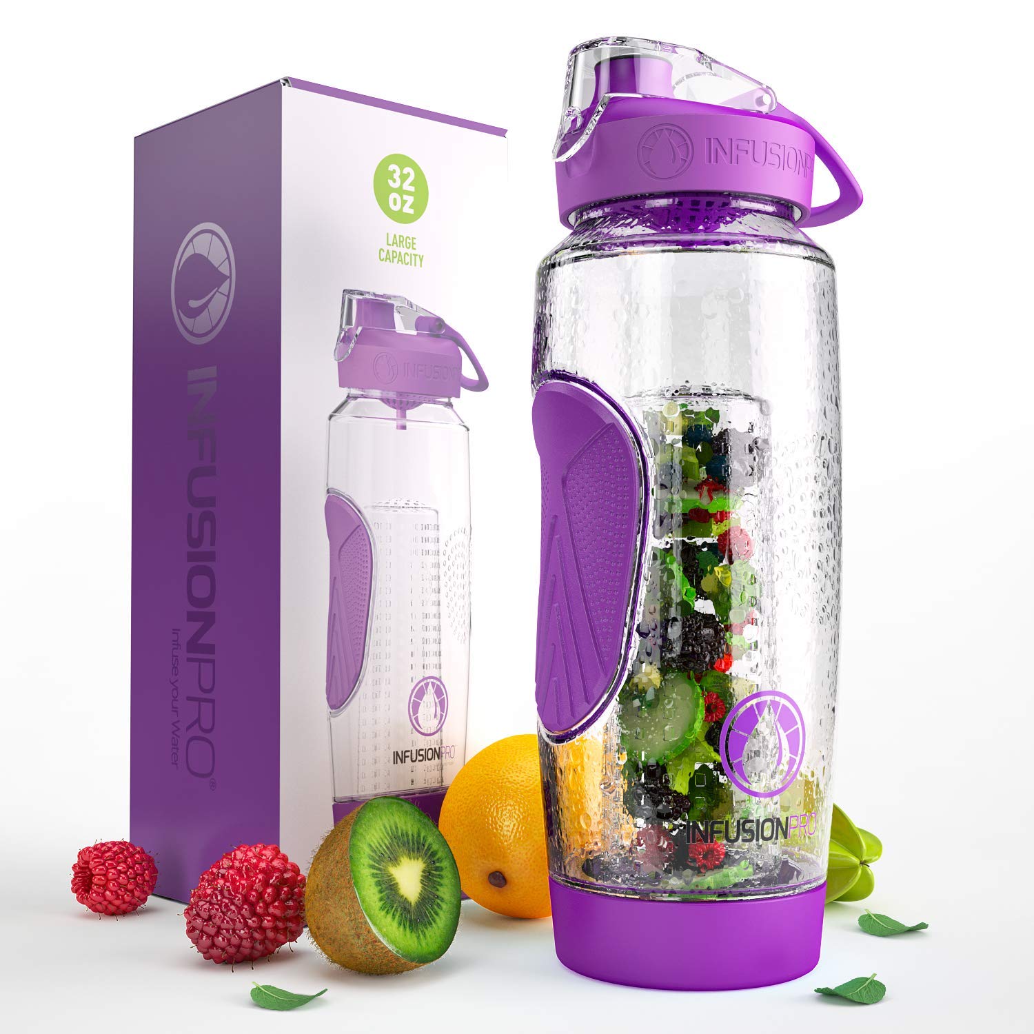 Buy Infusion Pro 32 oz. Fruit Water Bottle Infuser With Insulated