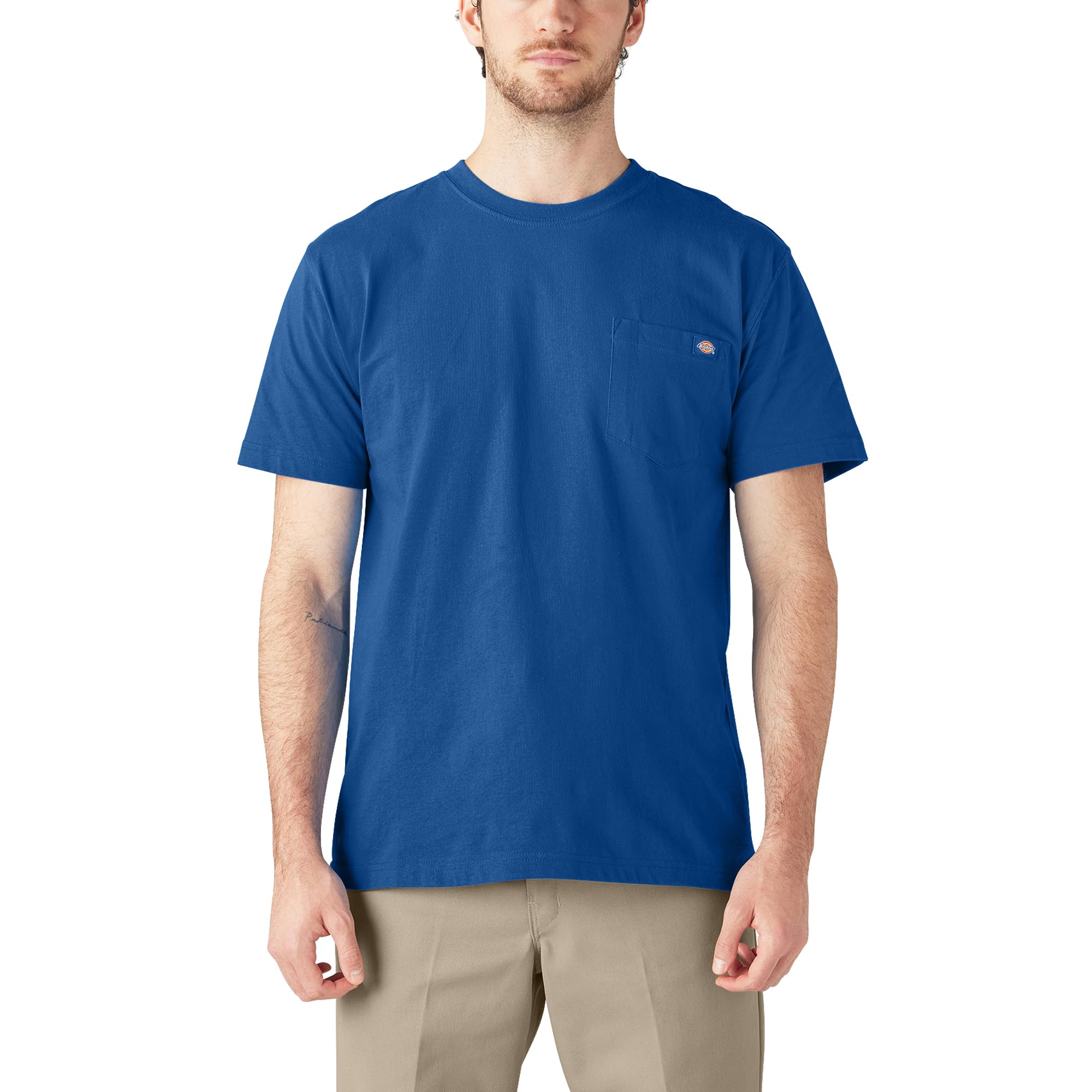Men's Big & Tall Heavyweight Crew Neck Short Sleeve Tee Big-Tall