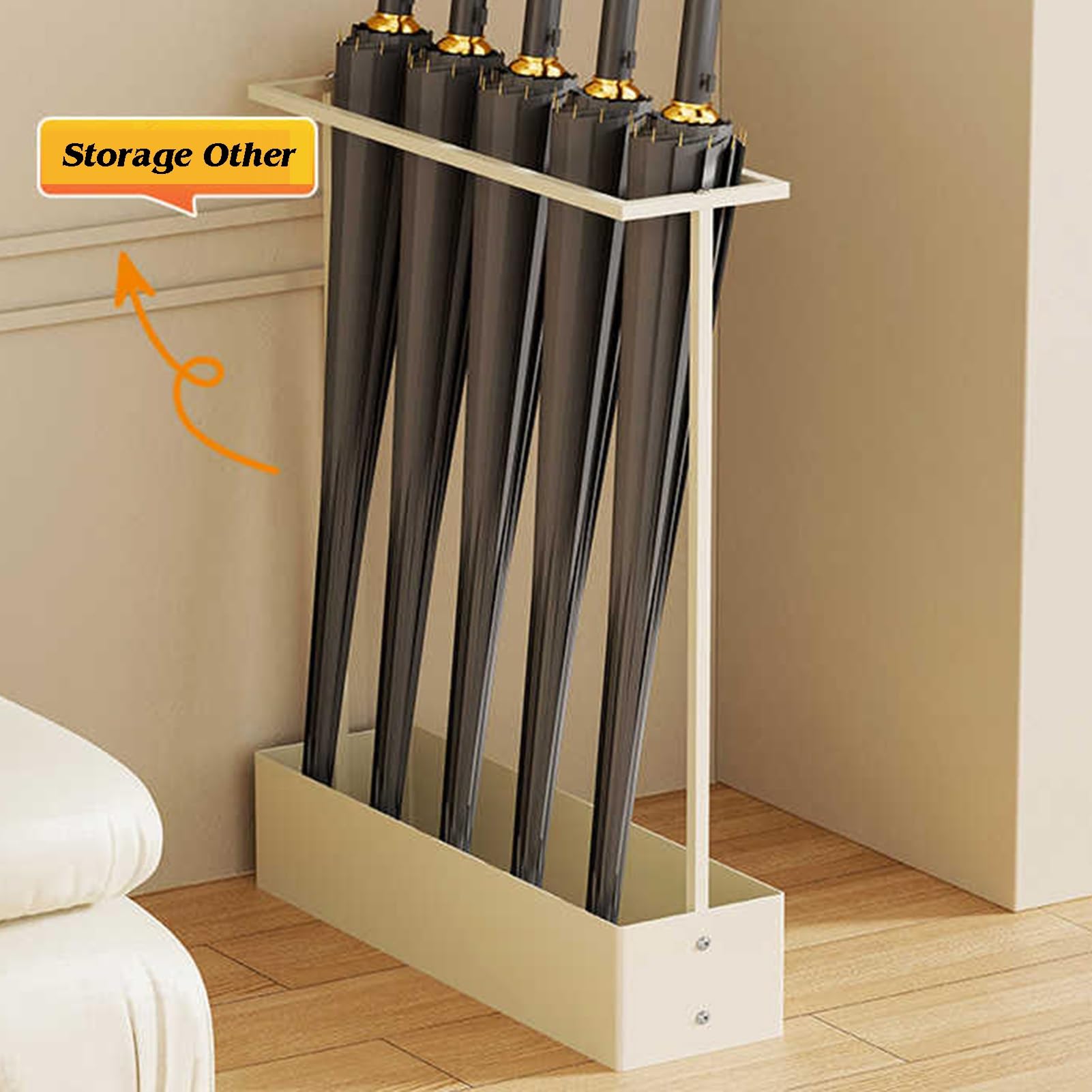 Supporto for attrezzature sportive da pavimento, robusto porta racchette/palline con cestino portaoggetti inferiore, for riporre attrezzi in palestra